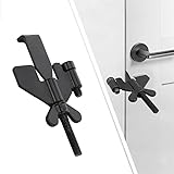 Portable Door Lock – Extra Security for Home, Hotel & Travel – No Tools, No Screws – Fits Inward-Swing Hinged Doors, Compact