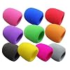 Microphone Cover, Microphone Cover, Microphone Sponge, Microphone Cap, Windshield, Noise Prevention, Antibacterial, Ball Shape, Multicolor for Karaoke Black