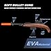 Kyliandi Sniper Rifle with Scope Soft Bullet Toy Gun Realistic Barrel Shell ejecting Foam Blaster Gun Cool Stuff Guns Dart Prop Outdoor Shooting Game for Adult Gifts Age12+ Years Old (Brown)