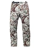 First Lite Men's Boundary Stormtight Pant - Lightweight Packable Waterproof Camo Hunting Pants - First Lite Fusion - Large