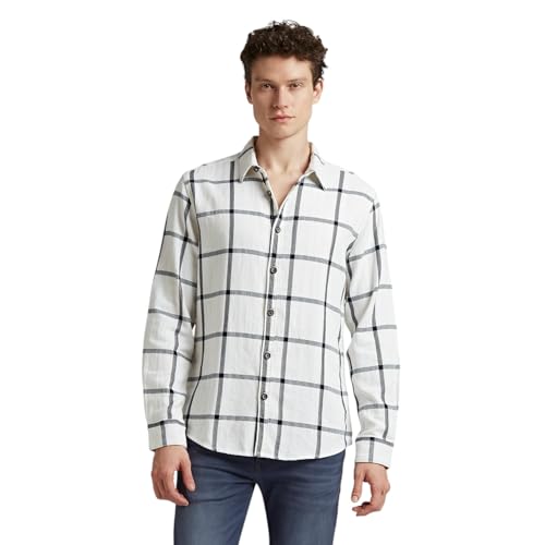 Image of Pepe Jeans Men's Regular Fit Full Sleeve Checkered Cotton Casual Shirt | Check Shirt for Man | Smart & Stylish | Multiple Styles | Mens Casual Shirts