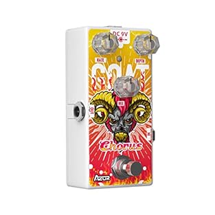 【Classic 80s Sound】- With AZOR Goat Chorus, you can achieve a luscious, liquid chorus effect that's reminiscent of the classic sounds from the 80s 【Easy to Use】- The Goat Chorus pedal features a classical design that makes it easy to dial in the perf...