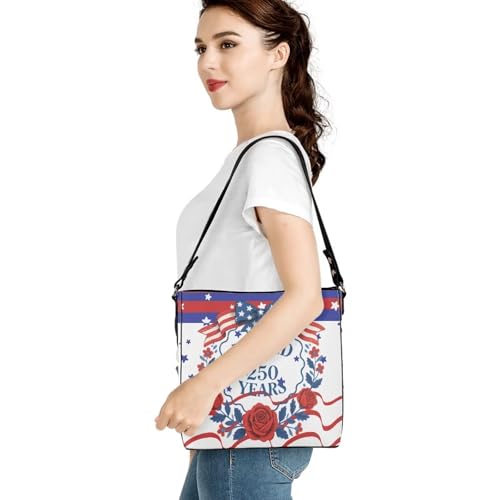 Image of HUGS IDEA Boho Bags for Women Leather Handbag Shoulder Bucket Crossbody Purse
