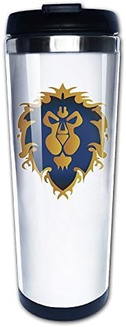 NEKOSANN World Of Warcraft Alliance Coffee Thermos/One Hand Vacuum Mug/Stainless Steel Mug