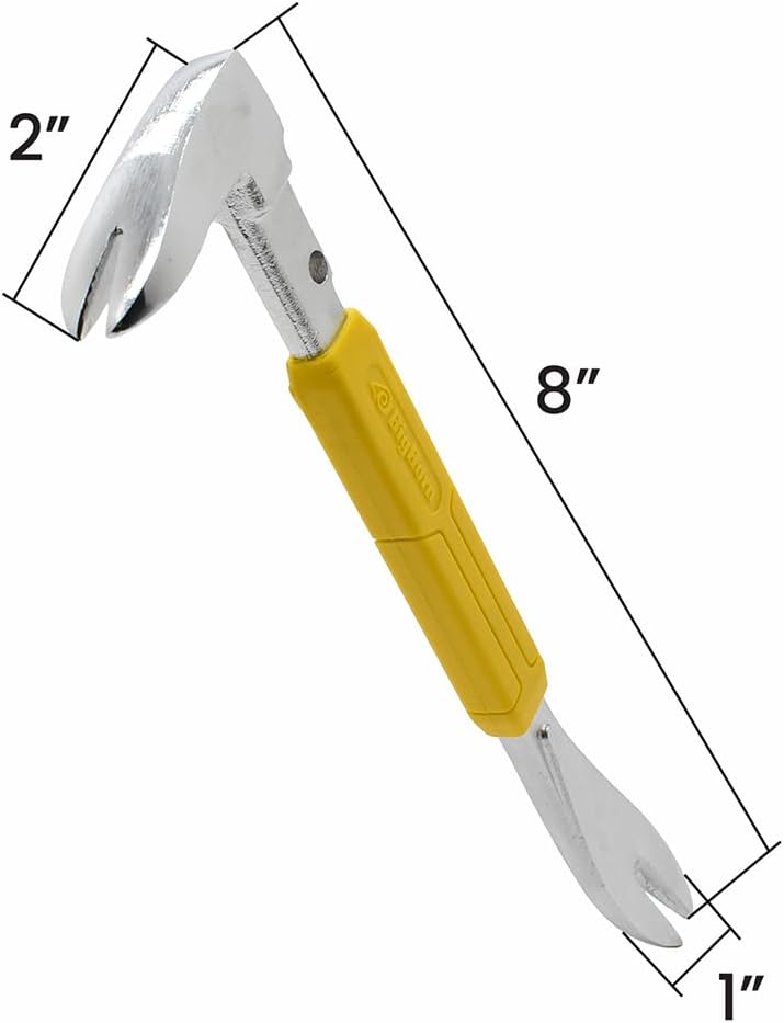 Big Horn 15163 8 Inch Claw Nail Puller Pry Bar