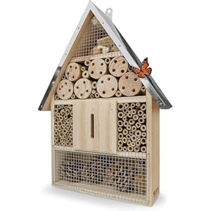 Wildlife Friend Großes Insektenhotel Naturholz