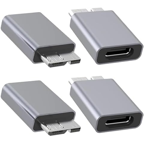 Xiatiaosann USB C to Micro B Adapter Pack Cover