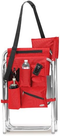 Miniatura 3 de Silla de director deportiva impresa personalizada con mesa auxiliar y bolsillo