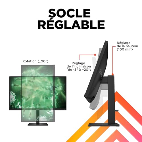 OMEN 27q Display Gaming 27" 165Hz 1ms QHD (2560x1440 Pixel, 16:9, antiriflesso, altezza regolabile, HDR, AMD Freesync Premium, altoparlanti integrati) - Monitor - Immagine 7