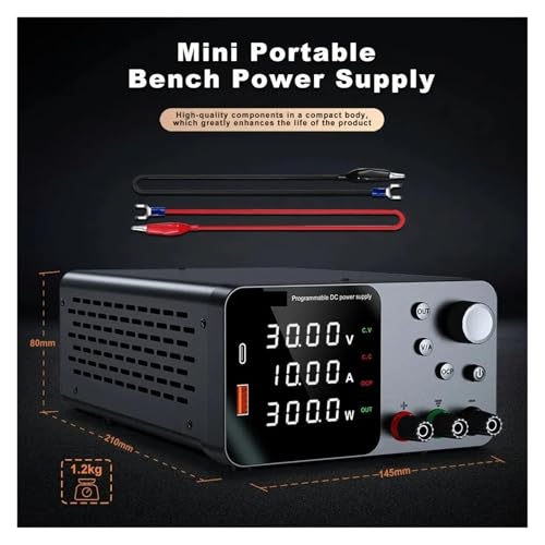 Alimentation CC 30V 10A variable stabilisée TPS 1203 avec ports USB - 6