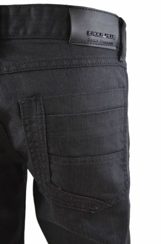 Eagle Blue Premium Jeans Men Slim Straight Black Coated Jeans2