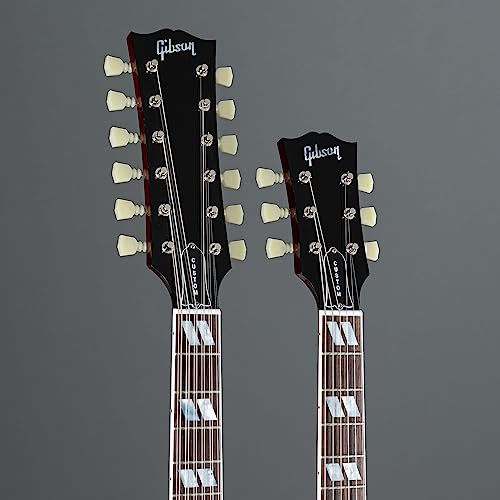 Gibson EDS-1275 Double Neck Cherry Red #CS300503 – Guitare Électrique Personnalisée - Les Beatles, Paul McCartney, John Lennon, RIngo Starr, George Harrison Gibson EDS-1275 Double Neck Cherry Red #CS300503 - Guitare Électrique Personnalisée – Image 5