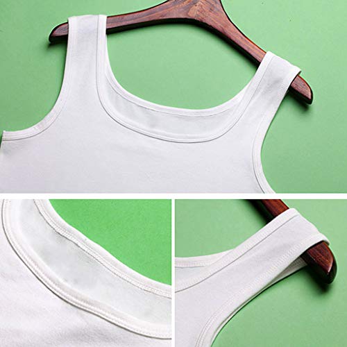 Homyl U-pescoço Elastic Camisole Regatas Para Mulheres Calções XXL Branco E Preto