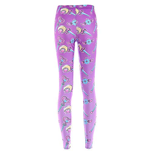 Boutique sale Ladies Leggings Yoga Pants Stretch Slim Hip Fitness Pants Europe and The United States Printed Pants High Waist Sports Leggings Female 2019 New Printing Bottoming Trousers Purple