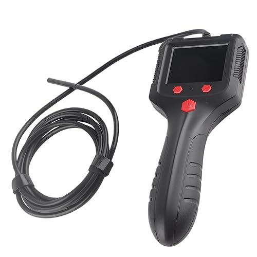 Handheld Industrial Endoscope ABS Housing Borescope Inspection Camera for Factory, HD Display, Long Battery Life
