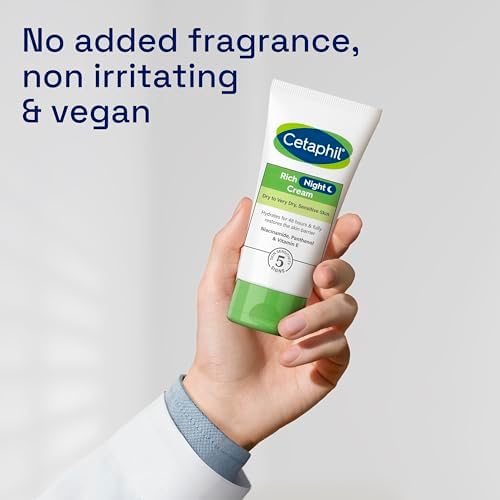 Cetaphil Rich Night Cream 50g - Nourishing for Sensitive Skin - Image 5