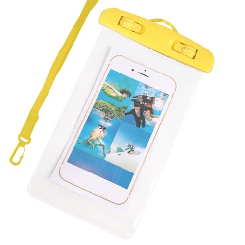 Genérico Impermeable para Teléfono - Transparente con Pantalla Táctil para Smartphone - Móvil De Reparto De Comida | para Crucero Vacaciones Running Camping Buceo Viajes Playa Natación Kayak