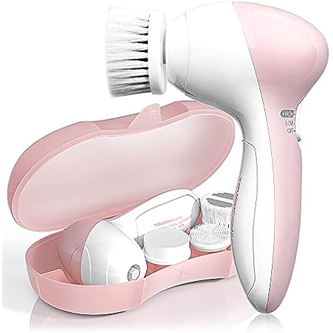 TOUCHBeauty Cepillo de Limpieza Facial con 3 Cabezas de Cepillo Cover