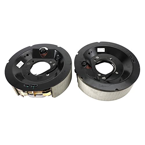 Mad Hornets Electric Trailer Brake Kit For Safe Towing,Electric Trailer Brake Kit W/Shields-Self-Adjusting -12-1/4"- Left/Right Hand-8K #TOP6