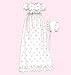 McCall's Patterns M6221 Infants' Christening Gown, Rompers with Snap Crotch in 2 Lengths and Bonnets