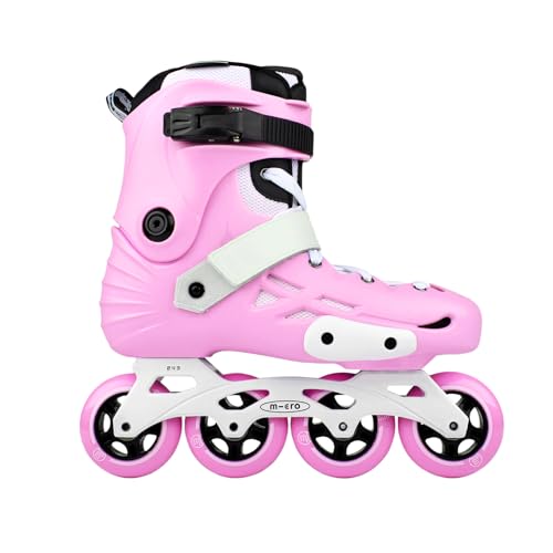 Micro Skate MT4 Flash/Pink/Lava Urban InlineSkates for Beginners Men Women,76/80 85A Flash Wheel,EU VAT-Include (Pink, USM:11-12/USL:12.5-13.5)