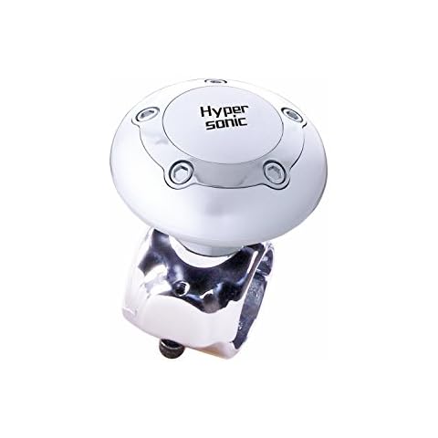 Hypersonic Vehicle Power Handle Car Steering Wheel Spinner Accessory Knob Universal Fit for Car (Silver) Cover