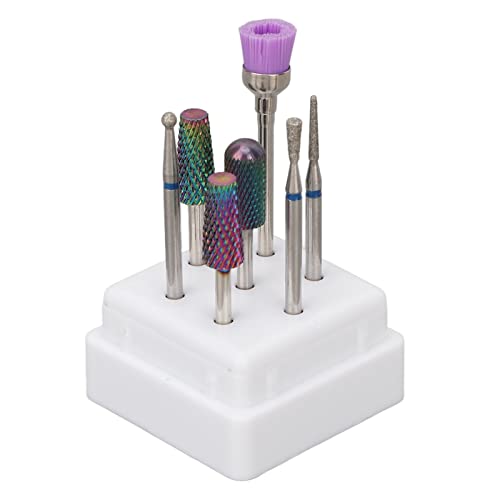 Set de 7 Puntas para Torno de Uñas Acero Inoxidable miniatura 1