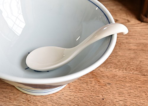 Amazon | 【5個セット】陶磁器 美濃焼 まるみのある万能レンゲ れんげ