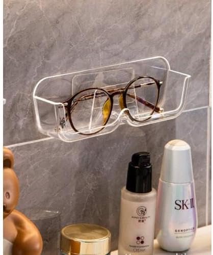 3B Trend Kendinden Yapışkanlı Şeffaf Gözlük Standı - Çekmece, Dolap, Banyo Aynası ve Araç İçi - Görsel 1