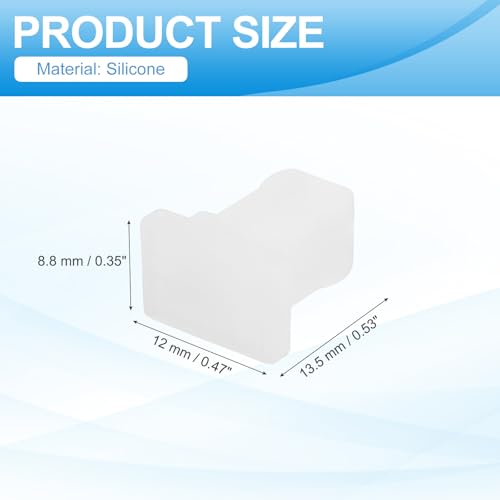 Tapones para conector SC de fibra óptica, 30 piezas miniatura 2