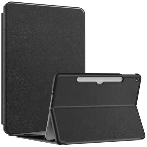 ELYCO Funda Compatible con Microsoft Surface Pro 12 Pulgadas, Compatible con Teclado (el Producto no Incluye Teclado), Trasera Mate Ultra Delgada Anti Caída Case Carcasa, Negro