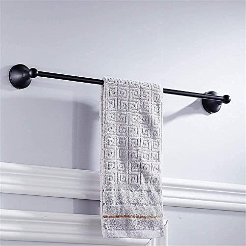 Porte-serviettes noir mural pour optimiser votre routine douche matinale - 4