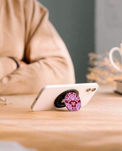 Image of DailyObjects Purr Man Moto Compatible with Magsafe Phone Grip