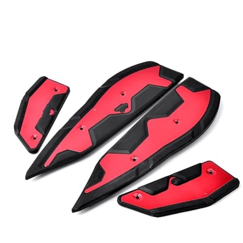 バイク用フットレスト X-MAX 125 250 300 400 XMAX125 XMAX250 XMAX300 2017-2023 XMAX400 オートバイ用フットレスト(Red)