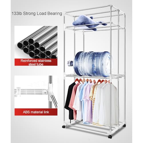 Elektrische Wasdroger Draagbare Snelle 1500W Droger Machine 3-laags Verwarmde Wasdroger Elektrische Wasdroger Voor Binnen Dubbellaags (Color : Yellow) - Image 7