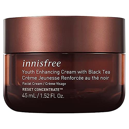 innisfree Youth Enhancing Cream with Black Tea Hyaluronic Acid Face Moisturizer