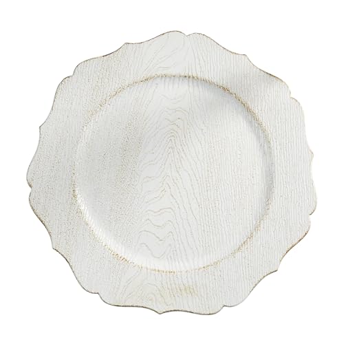 Set de 4 Platos Decorativos Redondos Texturizados 13" miniatura 1