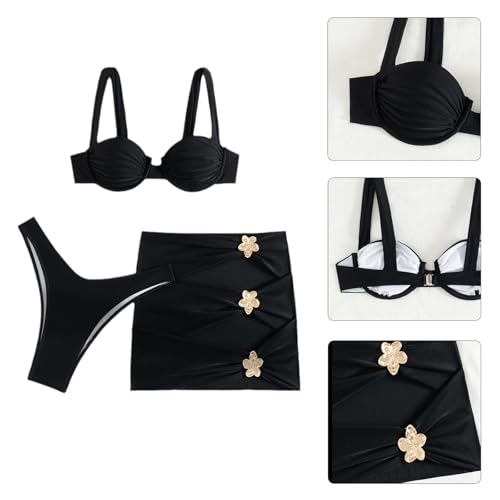 Maillot de bain push-up et son cache-maillot extensible de plage - 2