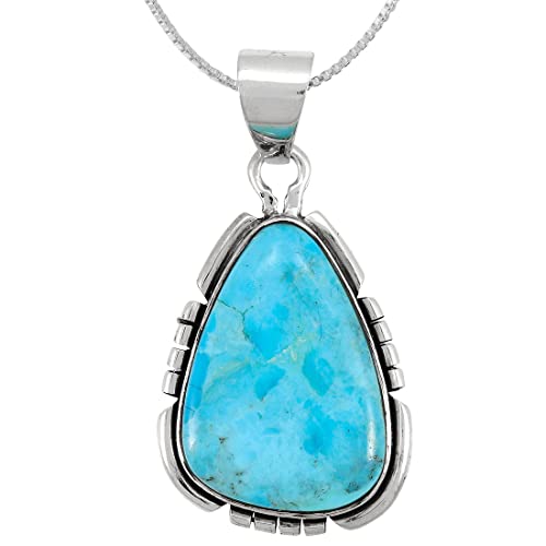 Turquoise Pendant Necklace 20
