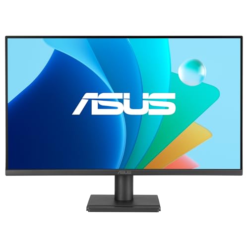 ASUS VA279QG Monitor Eye Care Gaming de 27 Pulgadas, IPS, Full HD, 99% sRGB, sin Marcos, 120 Hz, Adaptive Syn, 1 ms, HDMI, DisplayPort, VGA, luz Azul Baja, antiparpadeo, Montaje en Pared
