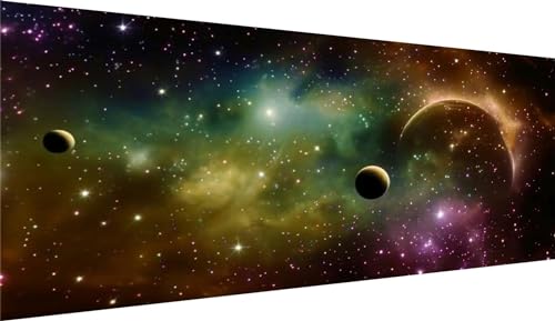 Broderie diamant XXL planète et univers : kit complet peinture diamant adulte 80x160cm SP-3979