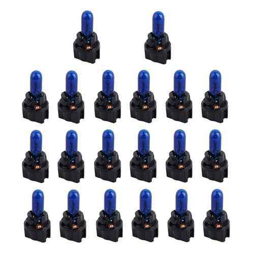 Kit 20 Lámparas Halógenas Azul para Tablero de Auto miniatura 1