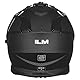 ILM Dual Sport Adventure Motocross Motorradhelm mit Pinlock kompatiblem Sonnenvisier ATV Dirt Bike Off Road Casco ECE Modell-WS902,Carbon, L