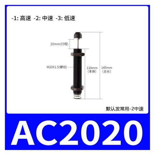 Amortisseur réglable AC1210 élimine choc hydraulique de vérin - 2