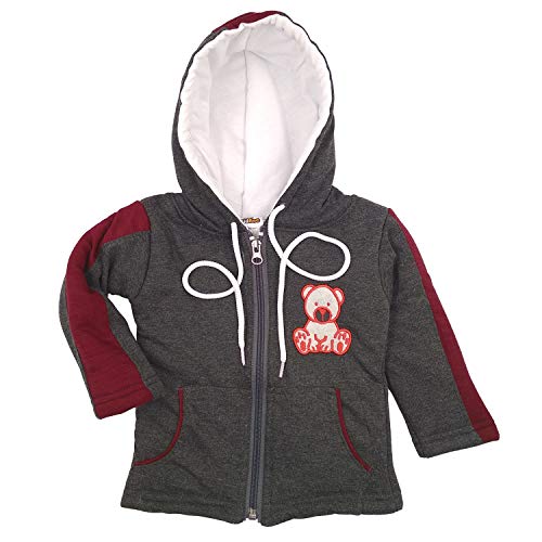 Image of Kidbee Baby Winter Jackets /Sweatshirt /Sweater /Hoodies for Boys & Girls with Hood and Zipper