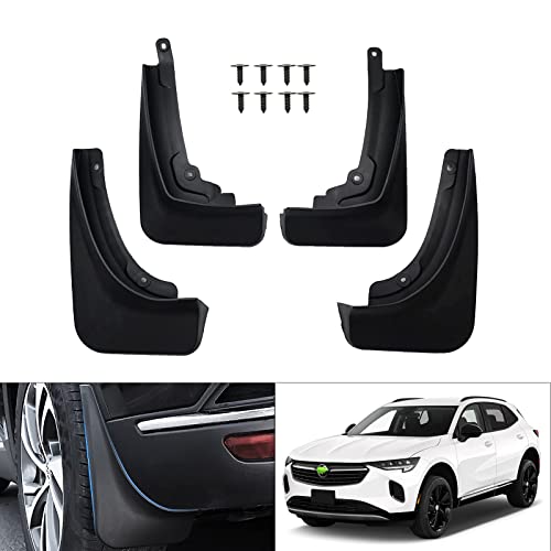 Image of Autorder Mud Flpas Splash Guards for Buick Envision 2021 2022 2023 Accessories Mudflap Fender Flares Front and Rear Mud Guard Set 4PCS