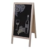 Style shabby XL Tableau de publicité HWC-C17 100x50cm naturel