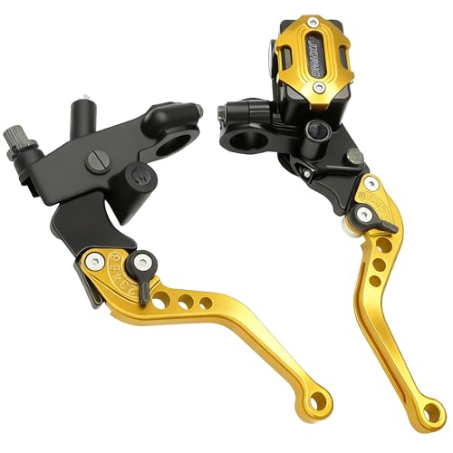 JXPANG Left & Right Motorcycle 7/8 Inch 22mm Handlebar Brake