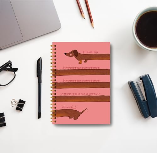 Carnet à spirale teckel le cadeau idéal pour gâter une collègue de bureau - 2
