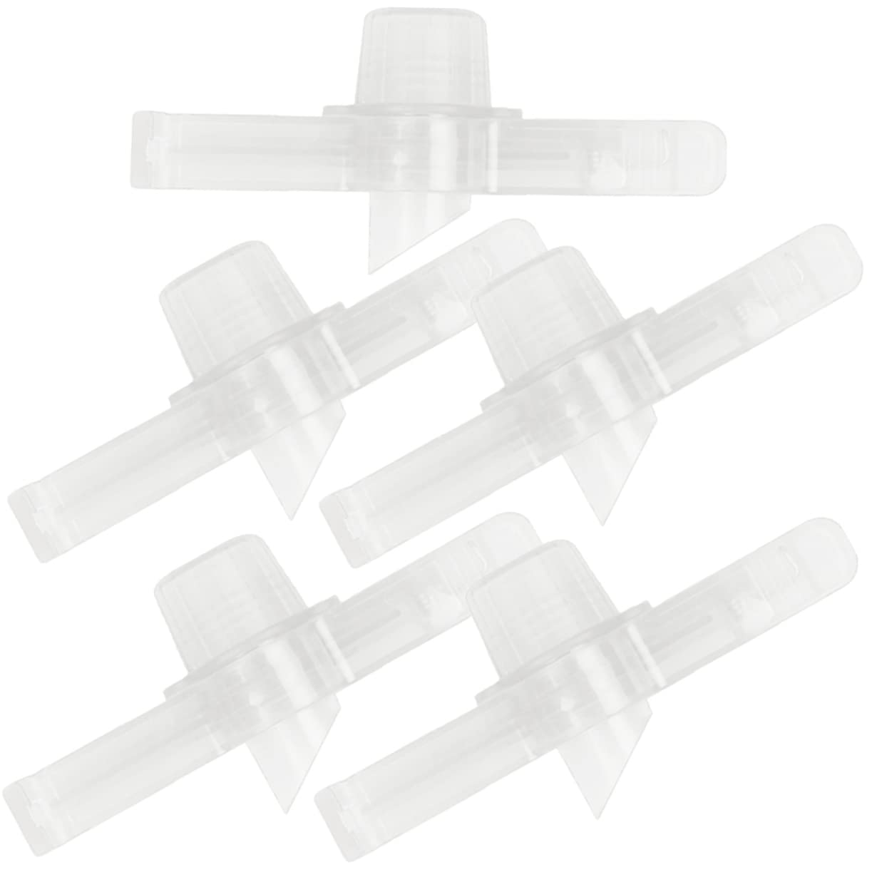 Cabilock 5pcs Food Sealing Clip Bag Sealer for Vacuum Seal Bags Storage Clip Fresh-keeping Kitchen Accessory